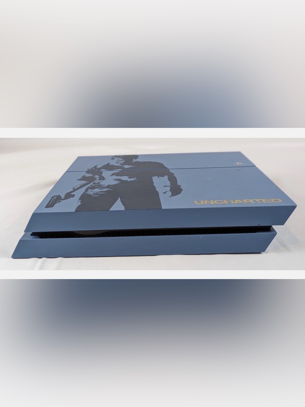 Sony Playstation 4. Limited Edition Blue Gaming Console with Black Artwork